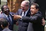 Mugabe, Belarus President Lukashenko and Chavez